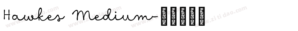 Hawkes Medium字体转换